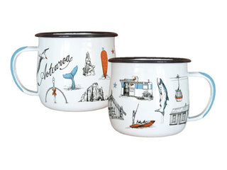 ENAMEL MUG WOLFKAMP & STONE - AOTEAROA