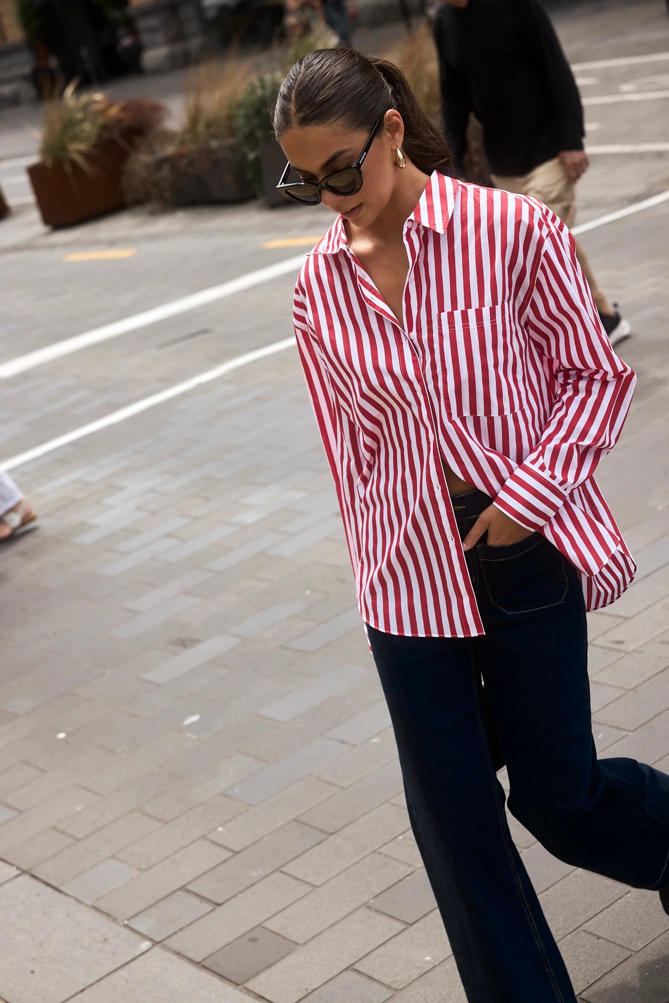 STORIES BE TOLD YOU GOT THIS OVERSIZED SHIRT - RED