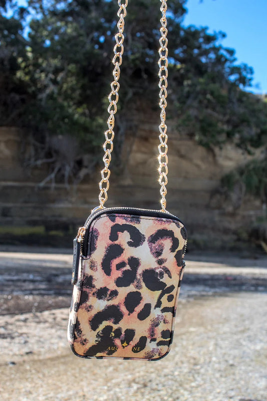 AUGUSTINE PHONE SLING BAG WILLOW - Leopard