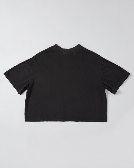 EVE GIRL GROUNDED TEE - Washed Black