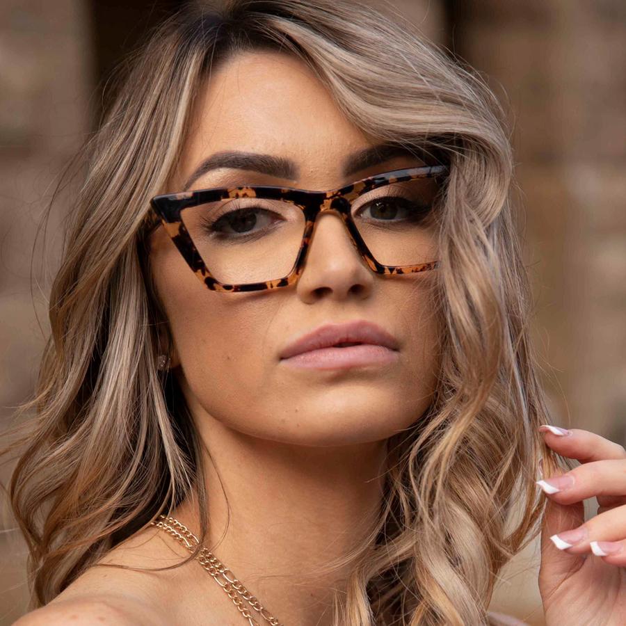 REALITY EYEWEAR | Lizette Bluelight glasses | Tortoiseshell